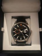 Origineel Boss Orange horloge met zwarte siliconen band, Overige merken, Staal, Polshorloge, Overige materialen