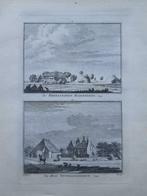23-24*/ Mariekerke en Huis Waterloozewerve bij Meliskerke Ze, Antiek en Kunst, Ophalen of Verzenden