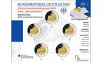 5x 2 euro Duitsland 2014 - St. Michaelis Kirche - Blister BU, Postzegels en Munten, Munten | Europa | Euromunten, 2 euro, Setje