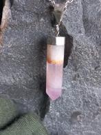 Roze Calciet hanger in zilver gedoopt, Ophalen of Verzenden, Nieuw