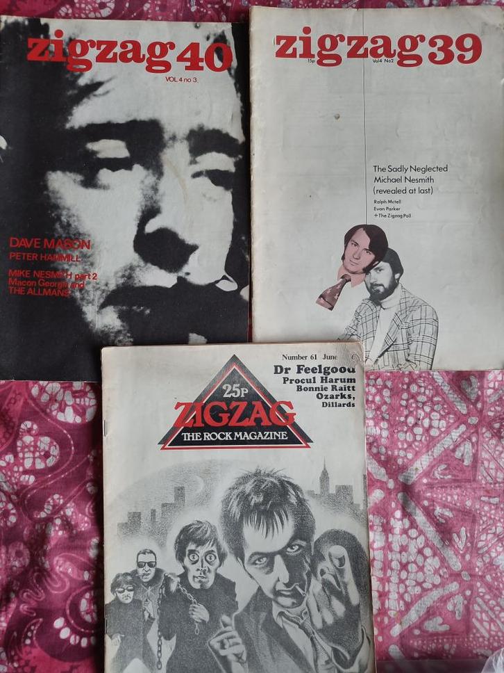 3 ENGELSE MUZIEKTIJDSCHRIFTEN ZIG-ZAG JAREN 80, Verzamelen, Muziek, Artiesten en Beroemdheden, Zo goed als nieuw, Boek, Tijdschrift of Artikel