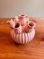 Vintage Tulpenvaas, Huis en Inrichting, Woonaccessoires | Vazen, Ophalen, Gebruikt, Overige kleuren, Aardewerk of Porselein