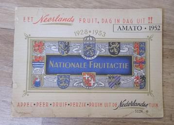 plaatjesalbum NATIONALE FRUITACTIE uit 1953 beschikbaar voor biedingen