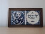 DELFTS BLAUW INGELIJST TEGELS  DELFT, Antiek en Kunst, Ophalen of Verzenden
