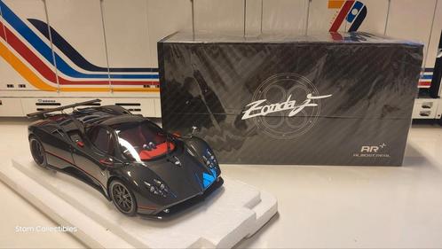 Almost Real Pagani Zonda F Gloss Carbon Black - 2005, Hobby en Vrije tijd, Modelauto's | 1:18, Nieuw, Auto, Overige merken, Ophalen of Verzenden
