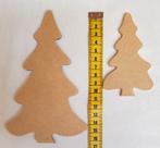 MDF dennenboompjes kerstboom 2 stuks (kbg), Verzenden, Doorn, Nieuw, Ck