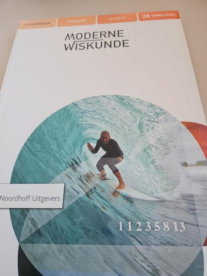 Moderne Wiskunde 2B VMBO-GT(H) - 12e Editie, Boeken, Schoolboeken, Zo goed als nieuw, Wiskunde A, VMBO, Ophalen