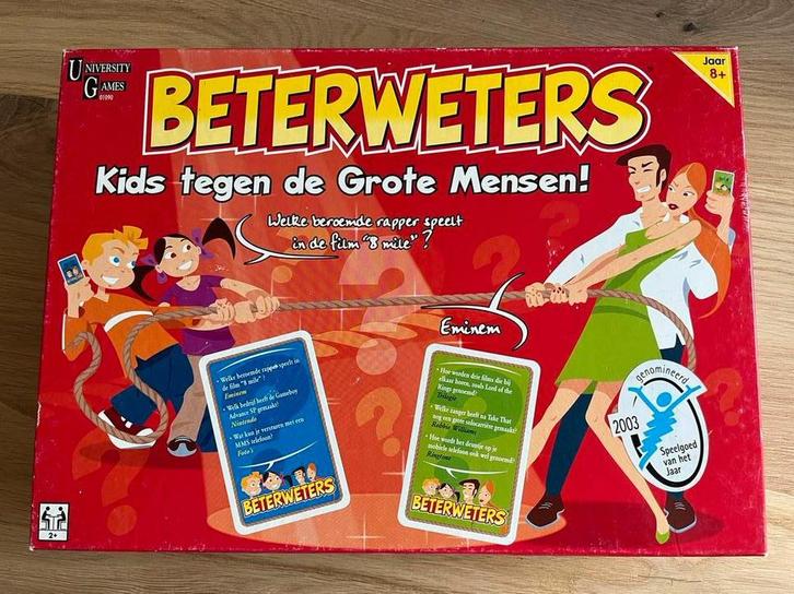 Beterweters Kids - Bordspel, Hobby en Vrije tijd, Gezelschapsspellen | Bordspellen, Zo goed als nieuw, Drie of vier spelers, Ophalen of Verzenden