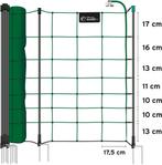 Campinghek, farmNET+ schapennet, 25 m, 90 cm hoog, groen, Tuin en Terras, Gaas en Draad, Ophalen, Zo goed als nieuw, 20 meter of meer