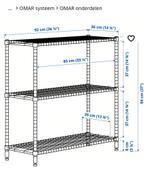 Stellingkast Omar IKEA, Huis en Inrichting, Ophalen, Gebruikt