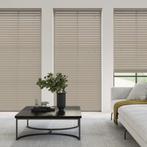 Timberlux houten jaloezie met koord - Zand kleur - Nieuw, Ophalen, Nieuw, Beige, 150 tot 200 cm