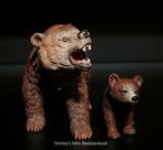 Schleich grizzly beer & welp, Ophalen of Verzenden, Zo goed als nieuw, Wild dier, Beeldje of Figuurtje