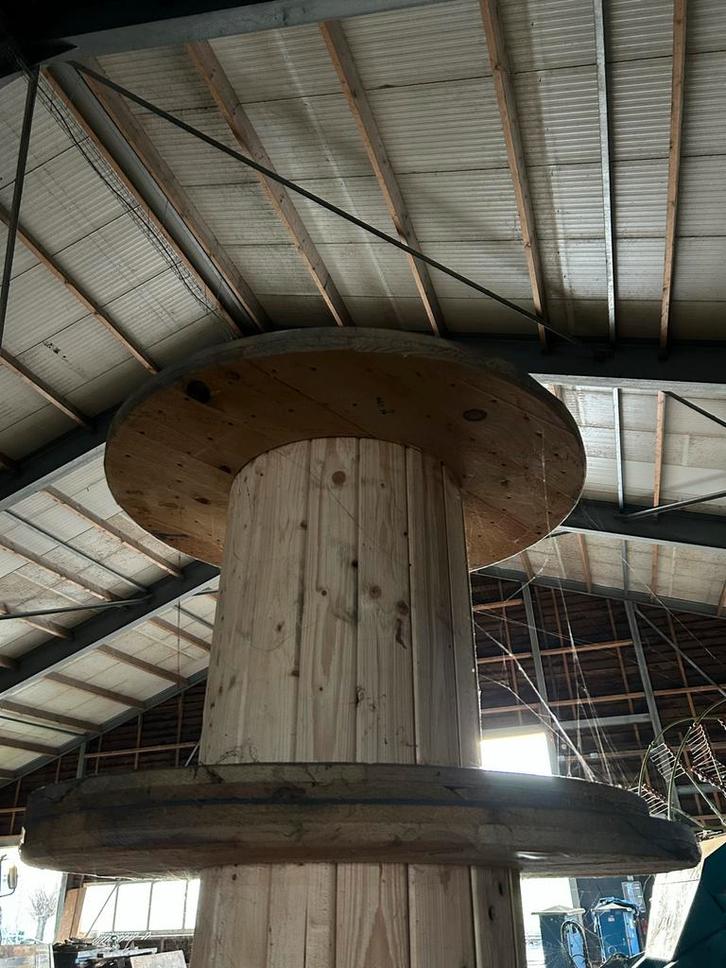 Houten Kabelhaspel - Decoratief & Functioneel, Doe-het-zelf en Verbouw, Hout en Planken, Plank, Overige houtsoorten, Minder dan 200 cm