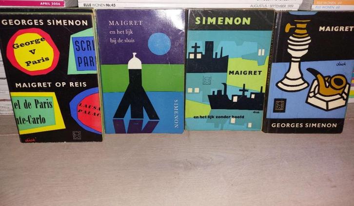 Maigret alle Zwarte Beertjes-pockets, Boeken, Detectives, Gelezen, Tv-bewerking, Ophalen of Verzenden