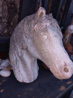 Betonnen Paardenhoofd - Tuinbeeld, Tuin en Terras, Ophalen of Verzenden, Gebruikt