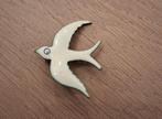 Vredesduif Broche Handgemaakte Emaille, Sieraden, Tassen en Uiterlijk, Overige materialen, Wit, Minder dan 4 cm, Nieuw