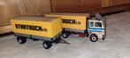 Gebouwde scania met aanhanger, Hobby en Vrije tijd, Modelauto's | 1:24, Ophalen, Zo goed als nieuw, Bus of Vrachtwagen, Overige merken