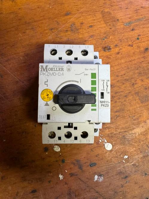 Motorbeveiligingsschakelaar Klöckner Moeller PKZMO-0,4 (0,4A, Hobby en Vrije tijd, Elektronica-componenten, Gebruikt, Ophalen of Verzenden