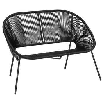 Trouwbankje te huur, zwart bankje, bruiloft decoratie beschikbaar voor biedingen