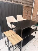Bartafel met barstoelen en krukken, Ophalen, Gebruikt, Inclusief barstoelen