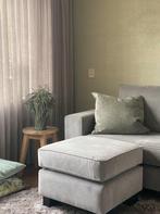 Prachtige velours hocker 60/60, Huis en Inrichting, Banken | Voetenbanken en Poefen, Ophalen, Zo goed als nieuw, Vierkant, 50 tot 75 cm