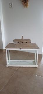 Houten windlicht / kasje met glas, Ophalen