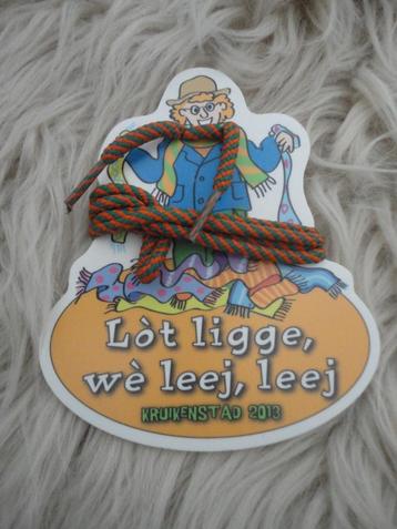 Carnavals embleem Tilburg Kruikenstad 2013 beschikbaar voor biedingen