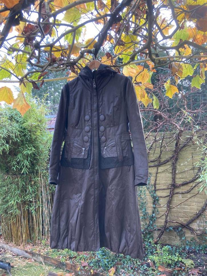 Creenstone dames winterjas donkerbruin maat 42, Kleding | Dames, Jassen | Winter, Gedragen, Maat 42/44 (L), Bruin, Ophalen of Verzenden