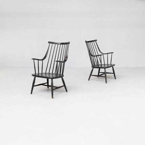 Lena Larsson ‘grandessa’ fauteuil voor Nesto set/2, Huis en Inrichting, Fauteuils, Gebruikt, Hout, 50 tot 75 cm, Minder dan 75 cm
