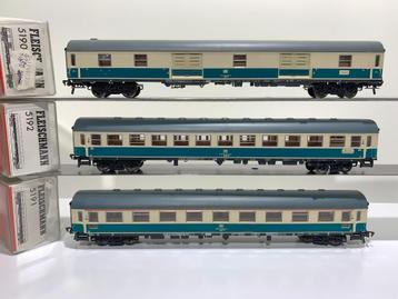 FLM: set van 3 DB (2x personen + 1x bagage) rijtuigen *H0* beschikbaar voor biedingen