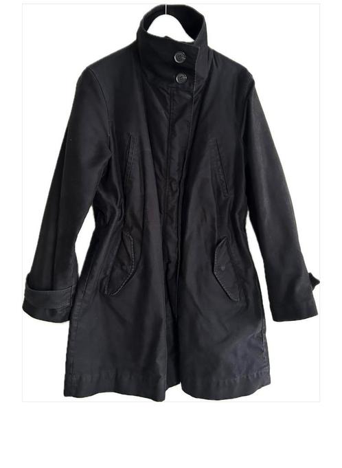 Comptoir des Cotonniers, zwarte parka, maat 38/40, Kleding | Dames, Jassen | Zomer, Zo goed als nieuw, Maat 38/40 (M), Zwart, Ophalen of Verzenden