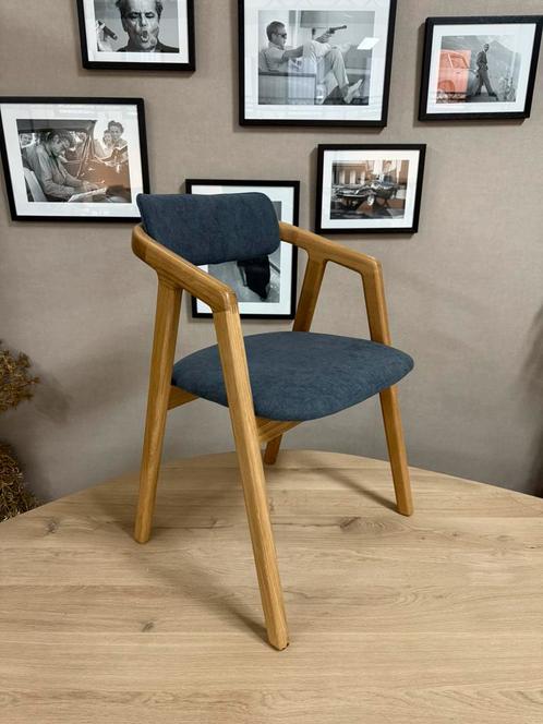 Eiken Japandi eetkamerstoel Scandinavische stoel SAMPLE SALE, Huis en Inrichting, Stoelen, Zo goed als nieuw, Vijf, Zes of meer stoelen