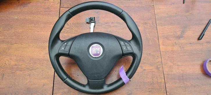 Sportstuurwiel Fiat Grande Punto, Auto-onderdelen, Besturing, Fiat, Gebruikt, Ophalen of Verzenden