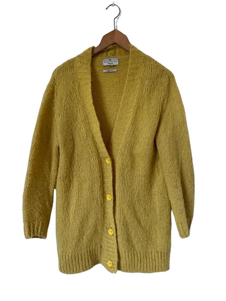 Essentiel Antwerp vest XS, Kleding | Dames, Truien en Vesten, Zo goed als nieuw, Maat 34 (XS) of kleiner, Geel, Ophalen of Verzenden