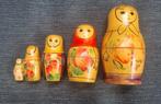 Matroesjka set van 5, vintage, Verzamelen, Poppetjes en Figuurtjes, Verzenden, Zo goed als nieuw