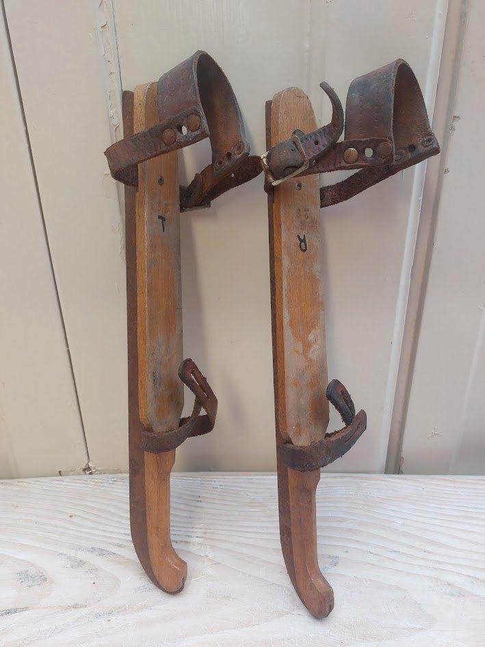 Friese houten doorlopers brocante, Antiek en Kunst, Curiosa en Brocante, Ophalen of Verzenden