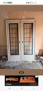 Glas in lood schuifdeuren, Doe-het-zelf en Verbouw, Deuren en Horren, Ophalen of Verzenden, Zo goed als nieuw, Binnendeur, 200 tot 215 cm