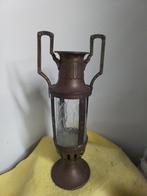 2031) mooie antieke vaas /kelk/windlicht  hoog  33cm, Antiek en Kunst, Ophalen of Verzenden