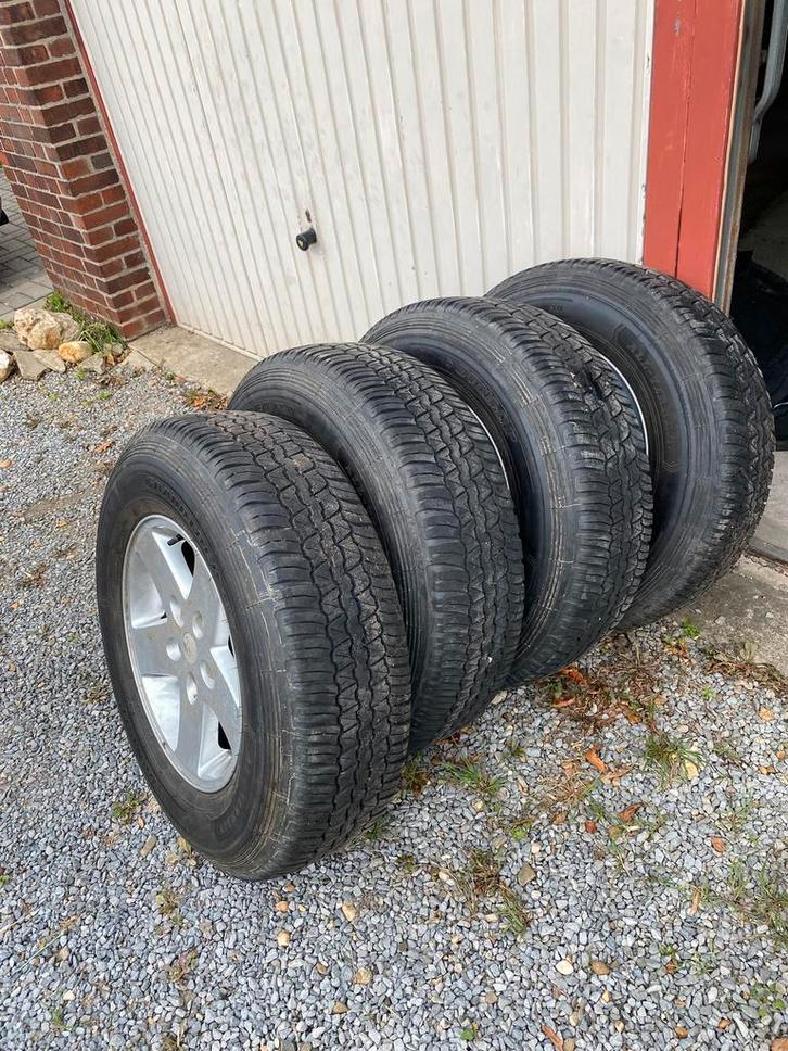 2sets velgen met banden jeep Wrangler diverse onderdelen, Auto-onderdelen, Banden en Velgen, Band(en), Zomerbanden, Ophalen of Verzenden