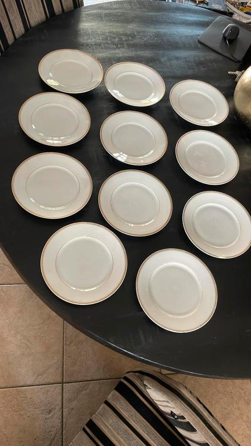 Ontbijtbordjes, Huis en Inrichting, Keuken | Servies, Gebruikt, Bord(en), Overige stijlen, Aardewerk, Ophalen of Verzenden