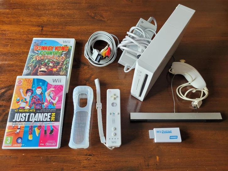 Nintendo Wii met Spellen, Spelcomputers en Games, Spelcomputers | Nintendo Wii, Gebruikt, Met 1 controller, Met games, Ophalen