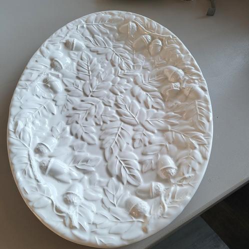 Prachtige opdien schaal, Huis en Inrichting, Keuken | Servies, Zo goed als nieuw, Schaal of Schalen, Overige stijlen, Aardewerk