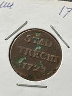 Utrecht duit 1722, Postzegels en Munten, Munten | Nederland, Ophalen of Verzenden, Vóór koninkrijk, Overige waardes, Losse munt