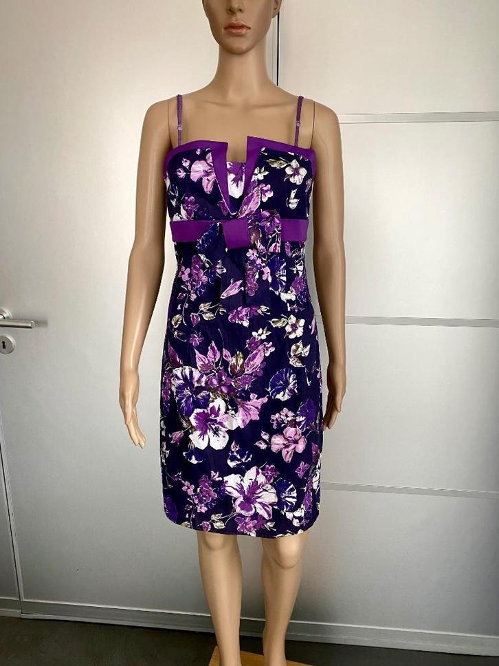 G190 Rita Degli Esposti maat M=38/40 jurk jurkje paars, Kleding | Dames, Jurken, Zo goed als nieuw, Maat 38/40 (M), Paars, Knielengte