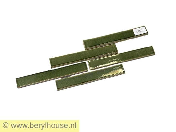 v.a. € 20,- per m2  Geglazuurde baksteenstrippen/ strippen, Doe-het-zelf en Verbouw, Metselstenen, Nieuw, Bakstenen, Ophalen