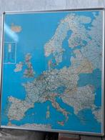 Landkaart groot magneetbord vintage 7kg topstaat, Ophalen of Verzenden