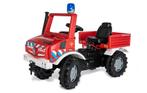 ROLLY UNIMOG BRANDWEER 3 tot 8 jaar gemonteerd op vooraad, Ophalen, Nieuw, Trapvoertuig