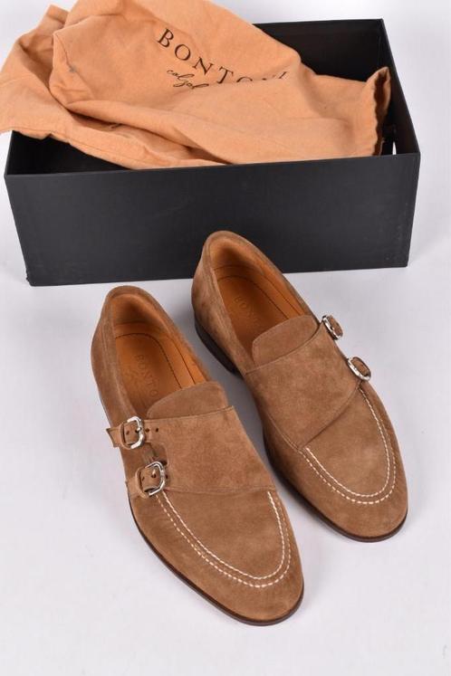 SALE! Nieuw Bontoni double monk schoenen maat 40, Kleding | Heren, Schoenen, Nieuw, Gespschoenen, Bruin, Ophalen of Verzenden