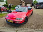 Honda CRX 1.6i-16V Vtec, zeer netjes, liefhebbers auto, Auto's, Voorwielaandrijving, Stof, Open dak, Zwart