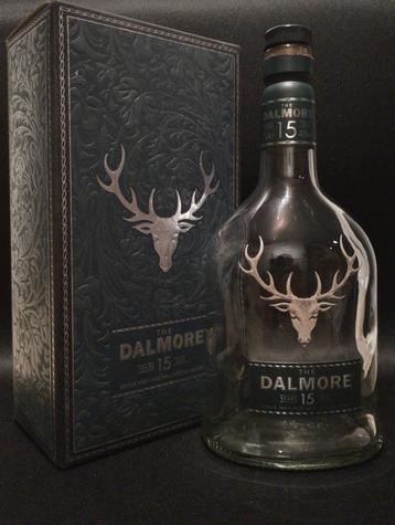 Dalmore 15Y – Lege Fles + Doos + Booklet (2009, Zeldzaam) beschikbaar voor biedingen